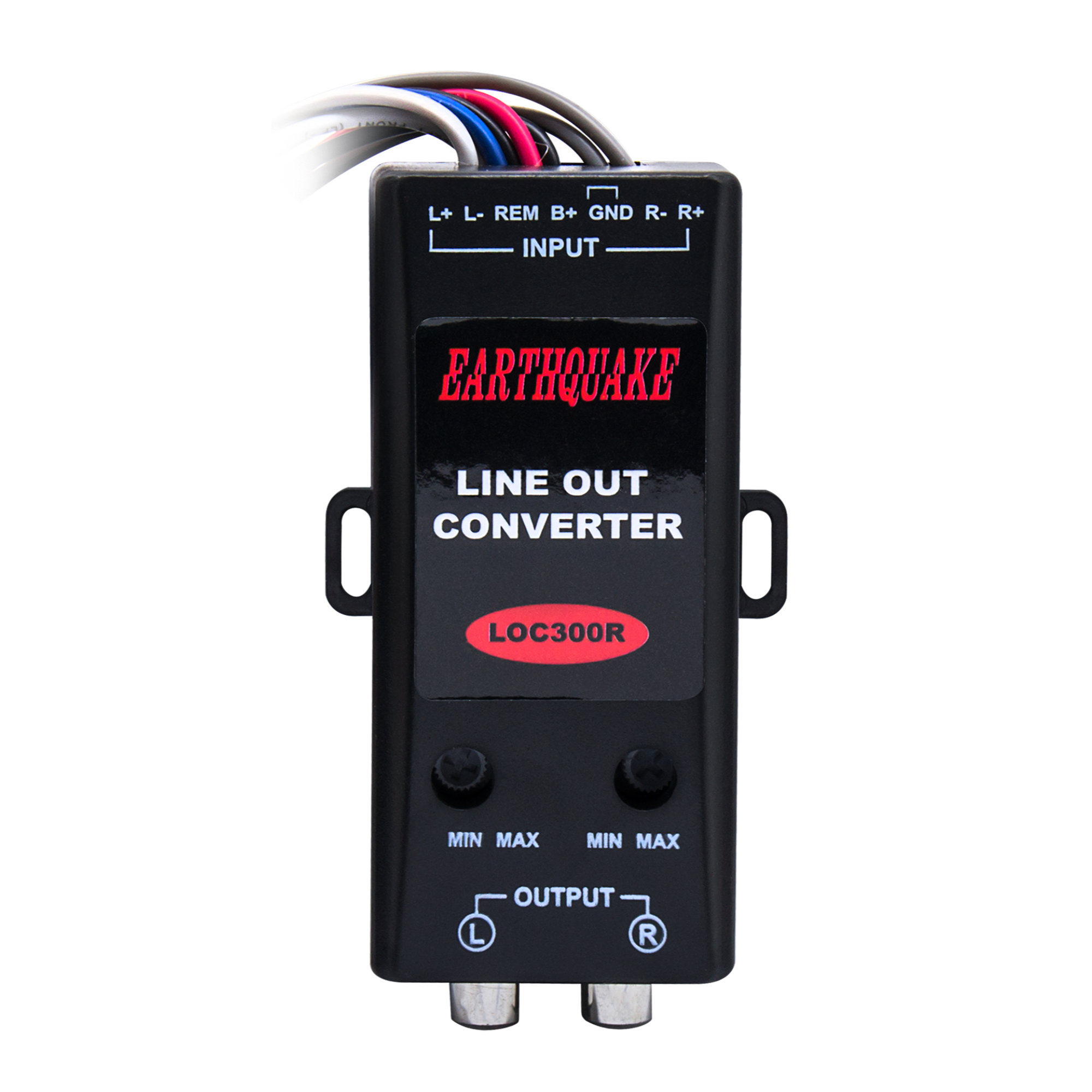 Earthquake Sound LOC300R line out converter front view
