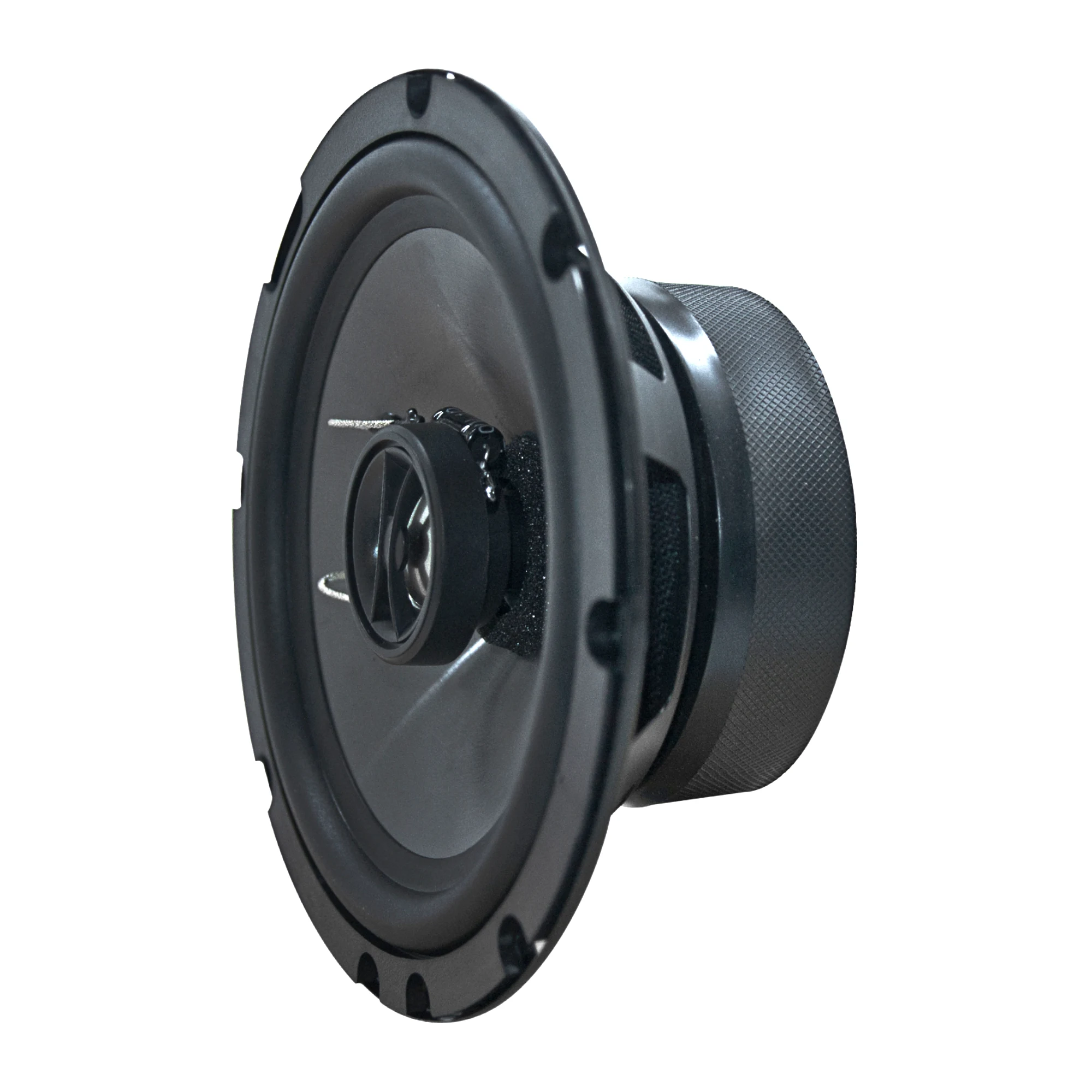 Earthquake Sound TNT T65 2-way coaxial speaker side view with no grille